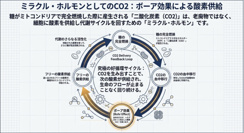 ミラクル・ホルモンとしてのC02：ボーア効果