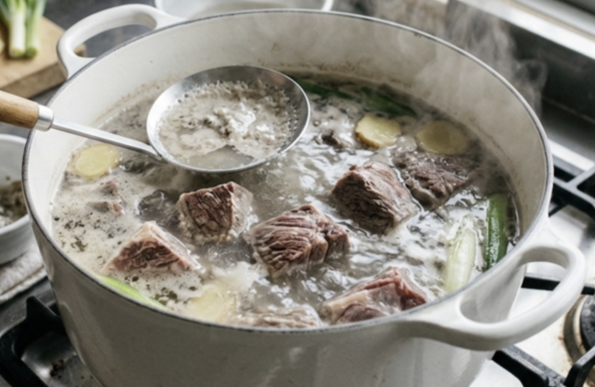 牛スネすじ肉の下処理