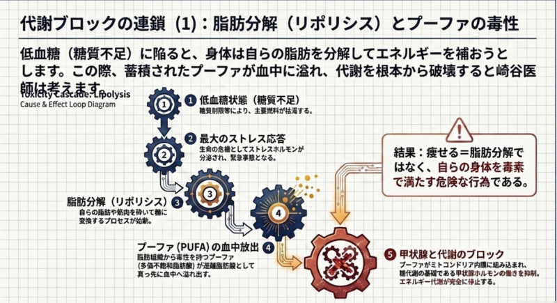 脂肪分解（リポリシス）とプーファの毒性.