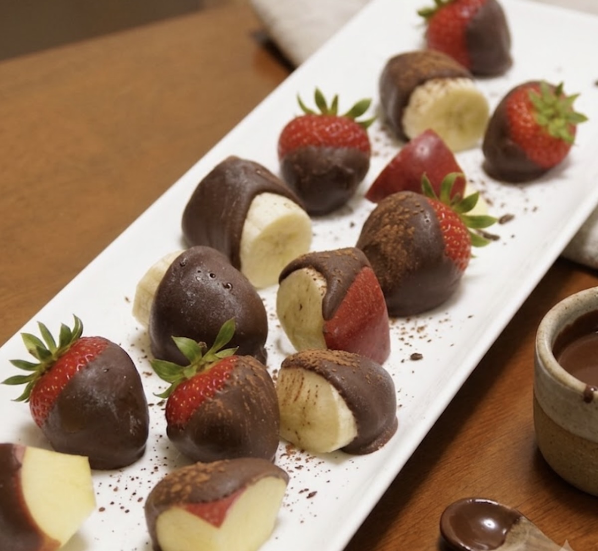 フルーツのココナッツチョコレート