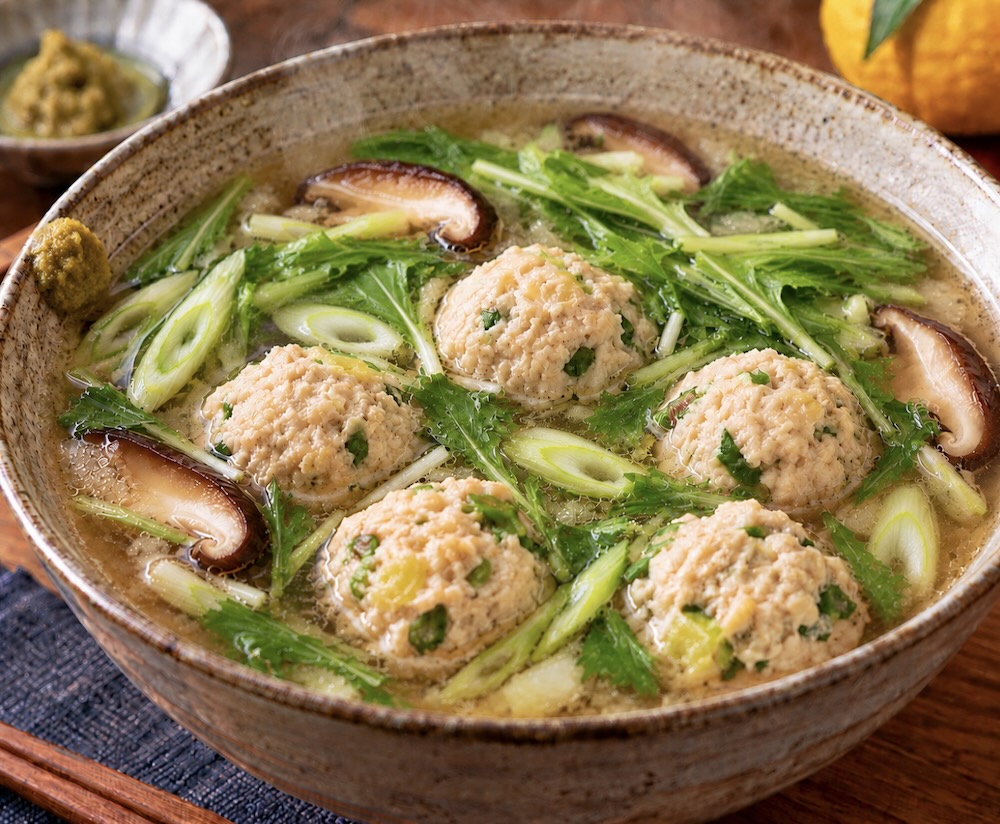 鶏団子のスープ（柚子胡椒風味）