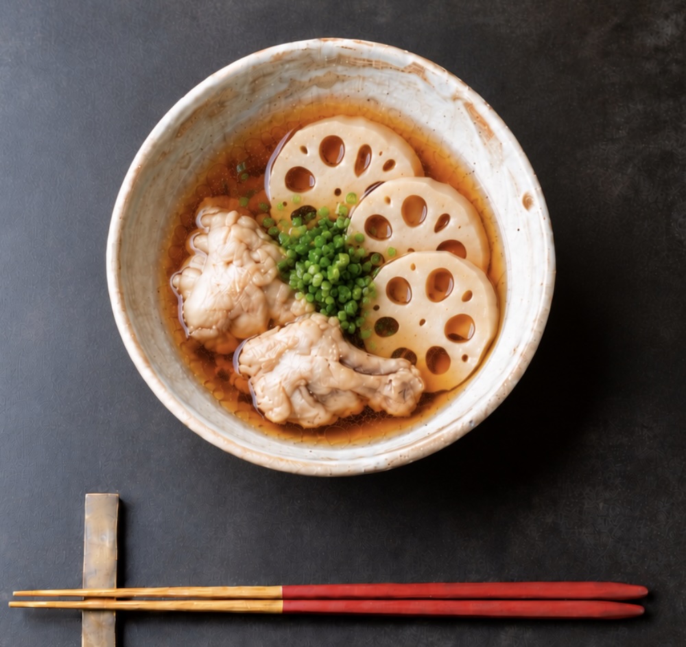 鶏手羽元肉と蓮根のスープ